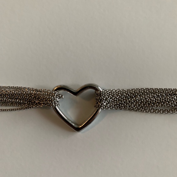 TIFFANY & Co. Inspired Mesh Heart Bracelet - Picture 6 of 12